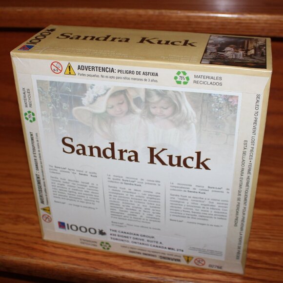 3/$55❤️Sure-Lox Sandra Kuck FLOWERS FOR HER 1000 pc puzzle DES FLEURS POR ELLE - Picture 4 of 8